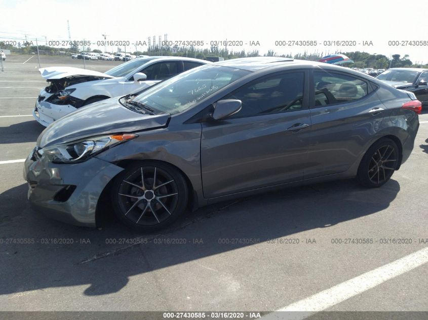 2013 HYUNDAI ELANTRA LIMITED 5NPDH4AE9DH427665