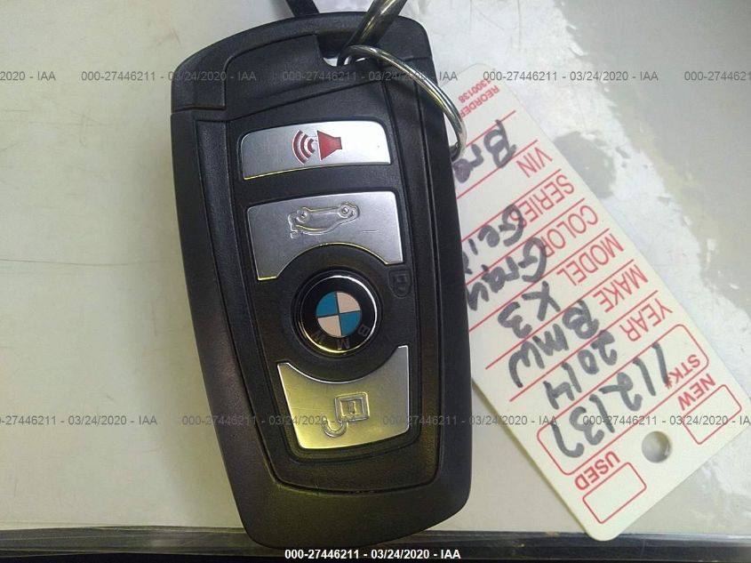 2014 BMW X3 XDRIVE35I 5UXWX7C51EL983894