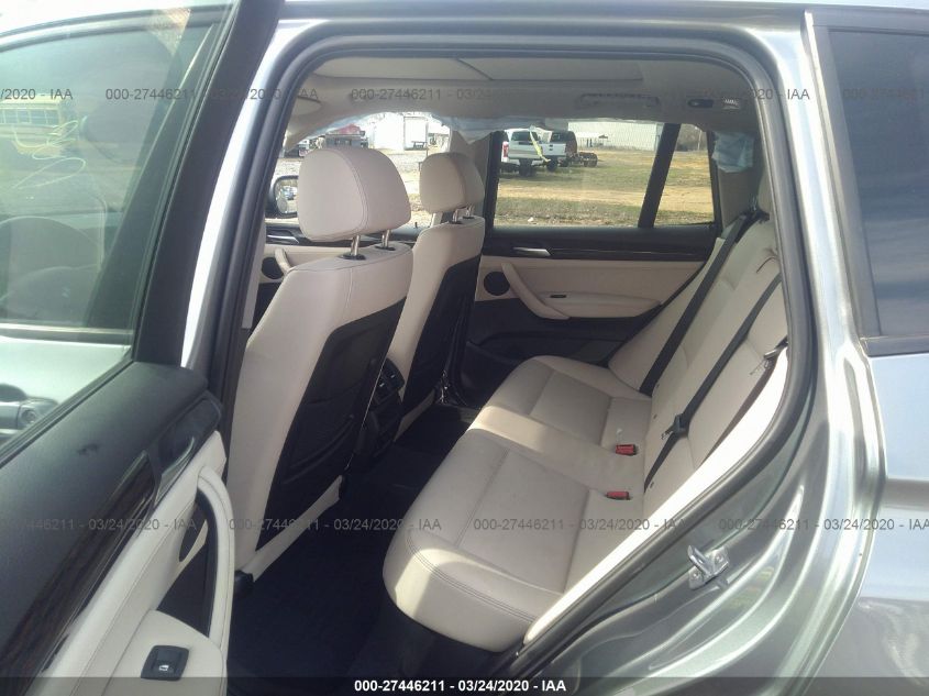 2014 BMW X3 XDRIVE35I 5UXWX7C51EL983894