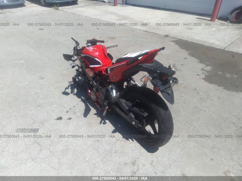 2017 HONDA CBR300 R MLHNC5108H5300079
