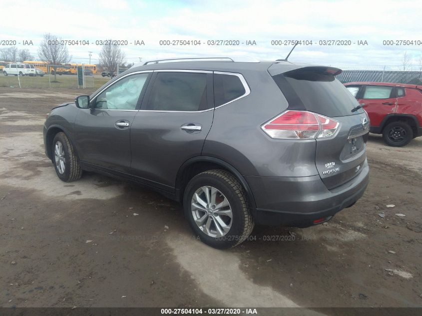 2015 NISSAN ROGUE SV KNMAT2MT2FP559612