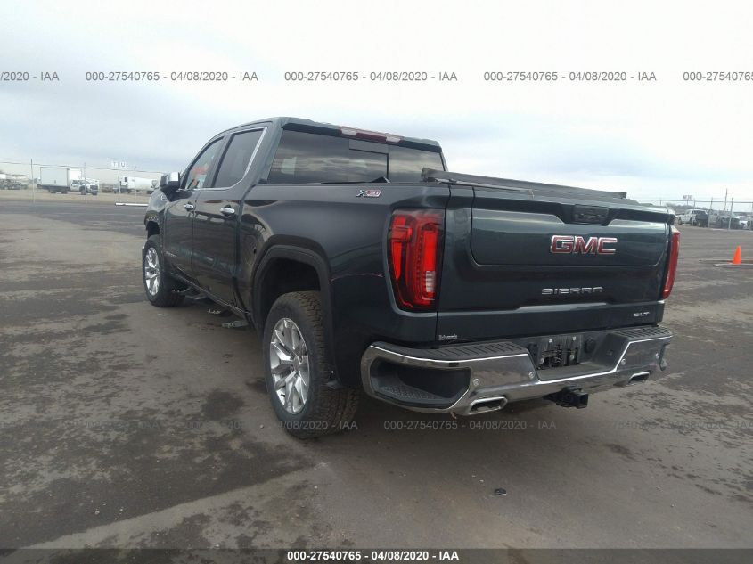 2019 GMC SIERRA 1500 SLT - 3GTU9DEL4KG290002