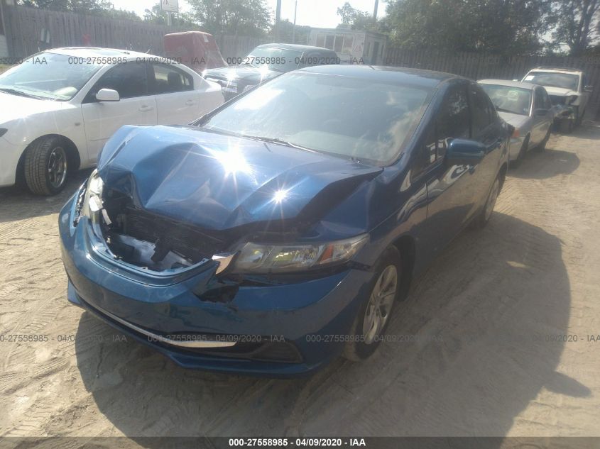 2014 HONDA CIVIC LX 19XFB2F53EE084848