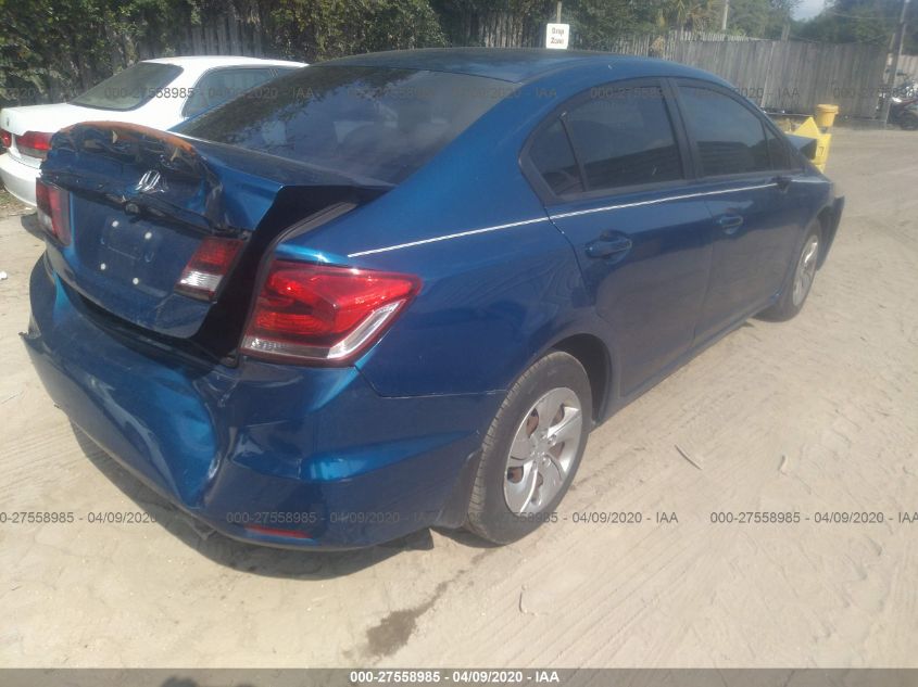 2014 HONDA CIVIC LX 19XFB2F53EE084848