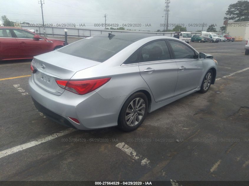 2014 HYUNDAI SONATA SE/LIMITED 5NPEC4AC4EH815227
