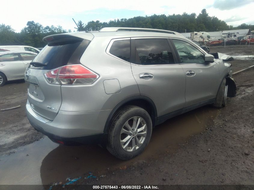 2015 NISSAN ROGUE SV KNMAT2MV7FP503456