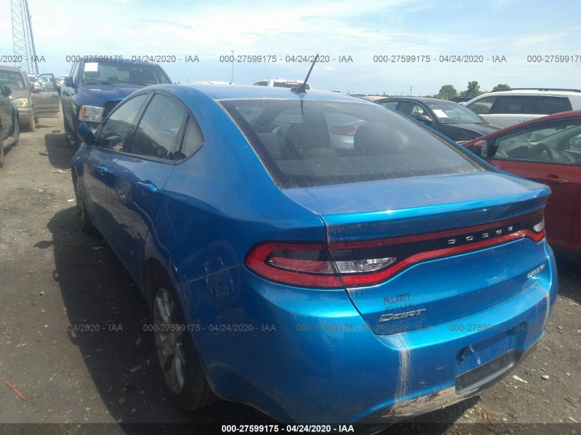 2015 DODGE DART SXT 1C3CDFBB1FD174006