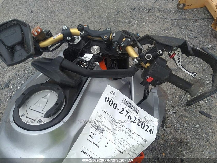 VIN VBKV6940XHM953823 2017 KTM 1290 SUPER DUKE GT