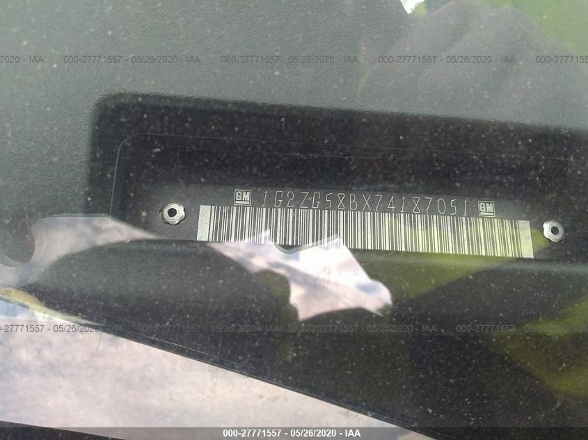 PONTIAC G6 2007 1G2ZG58BX74187051 Photo 9