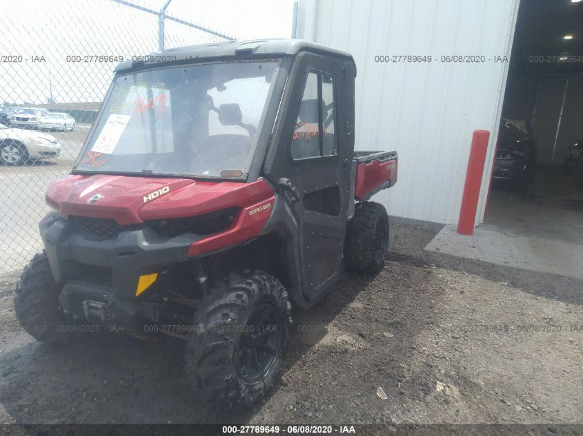 2016 CAN-AM DEFENDER XT HD10 3JBUKAP45GK001418