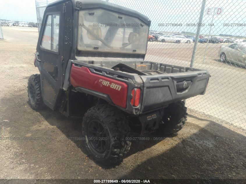 2016 CAN-AM DEFENDER XT HD10 3JBUKAP45GK001418
