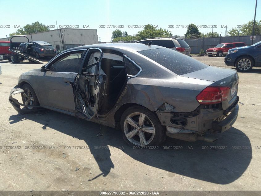 2013 VOLKSWAGEN PASSAT SE 1VWBP7A3XDC017265
