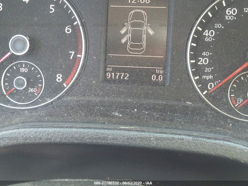 2013 VOLKSWAGEN PASSAT SE 1VWBP7A3XDC017265