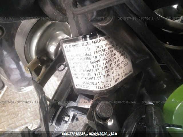 2009 KAWASAKI EX250 J JKAEXMJ159DA36141