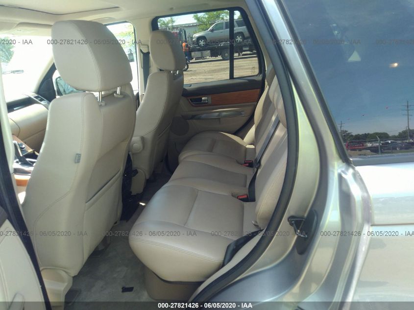 2013 LAND ROVER RANGE ROVER SPORT HSE SALSF2D47DA806586