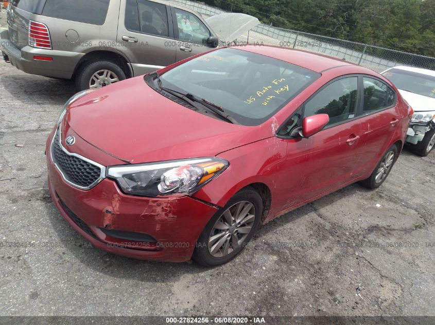 2014 KIA FORTE LX KNAFX4A68E5126579
