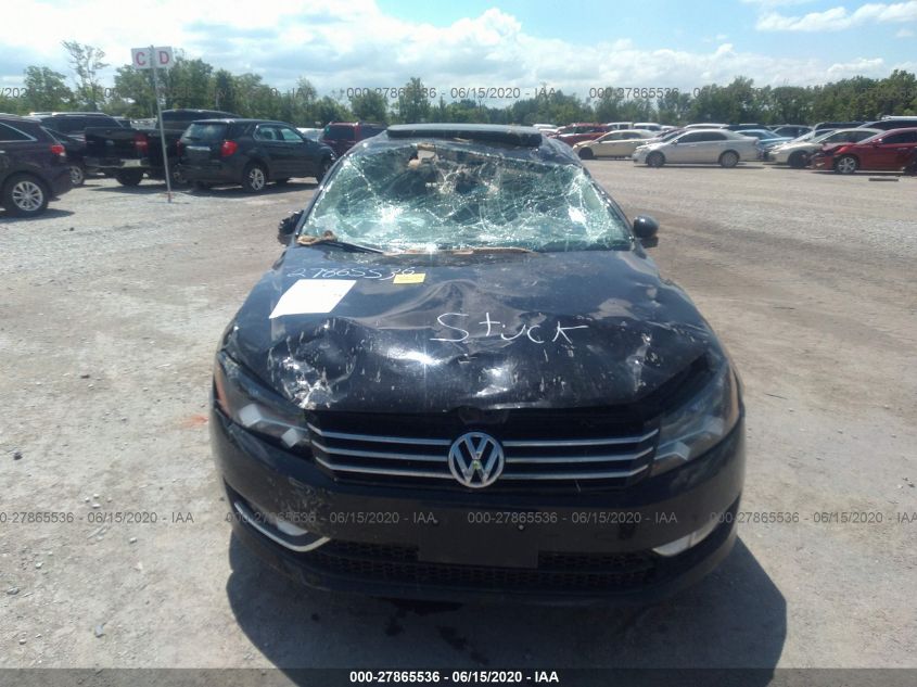2015 VOLKSWAGEN PASSAT 1.8T SE W/SUNROOF & NAV 1VWBT7A39FC079383