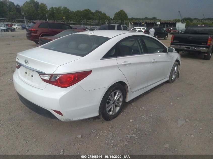 2014 HYUNDAI SONATA GLS 5NPEB4AC3EH859738