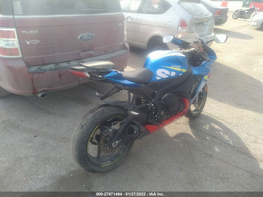 2015 SUZUKI GSX-R600 JS1GN7FAXF2100297