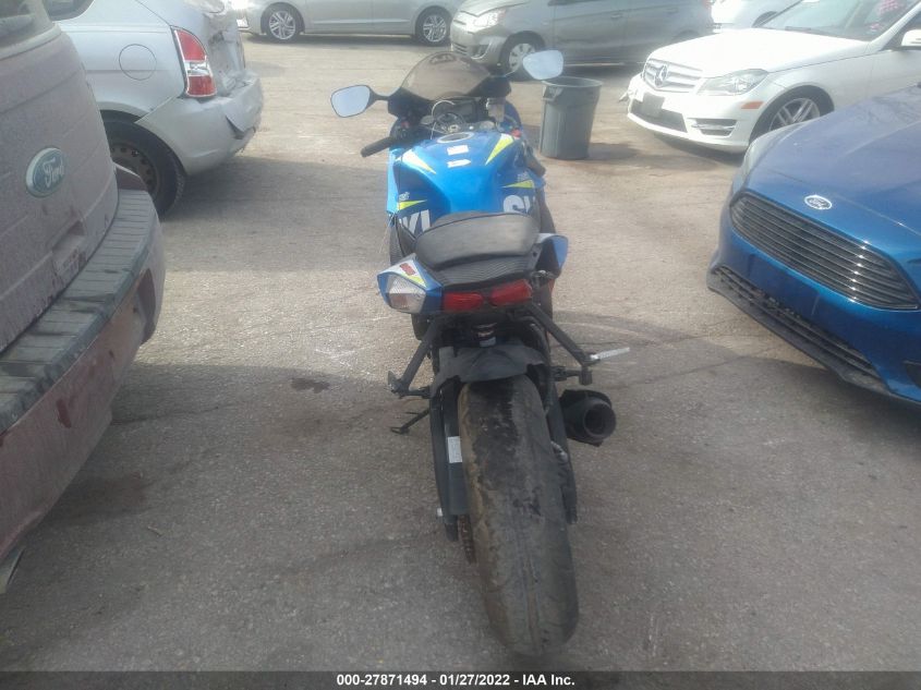 2015 SUZUKI GSX-R600 JS1GN7FAXF2100297