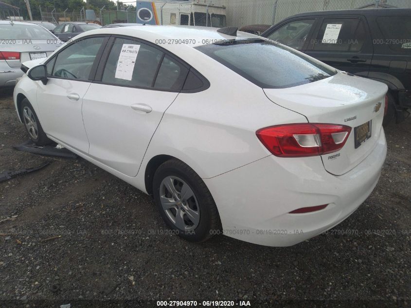 2016 CHEVROLET CRUZE LS 1G1BC5SMXG7301415