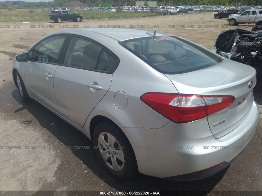 2015 KIA FORTE LX KNAFK4A62F5314773