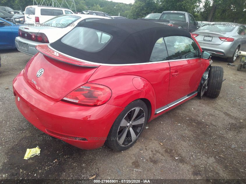 2013 VOLKSWAGEN BEETLE 2.0T 3VW7T7AT1DM831966