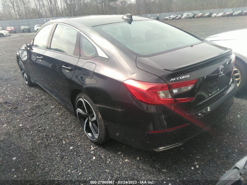 2019 HONDA ACCORD SEDAN SPORT 2.0T 1HGCV2F36KA014480