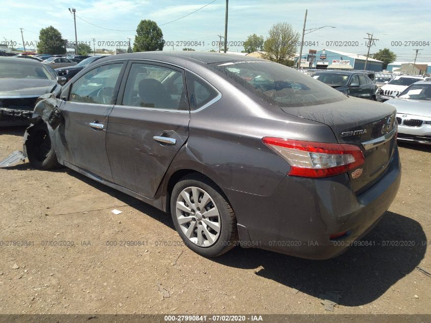 2014 NISSAN SENTRA SV 3N1AB7AP7EL675425