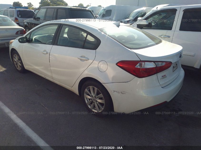 2014 KIA FORTE LX KNAFX4A6XE5236999