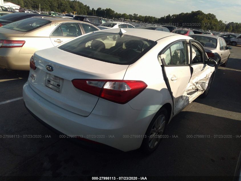 2014 KIA FORTE LX KNAFX4A6XE5236999