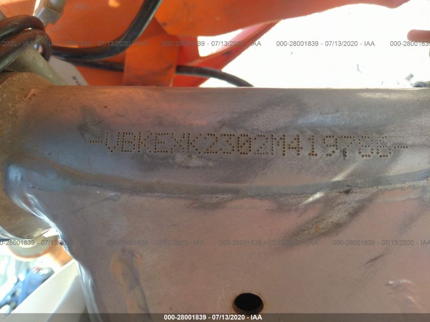 2002 KTM 300 EXC VBKEXK2302M419786