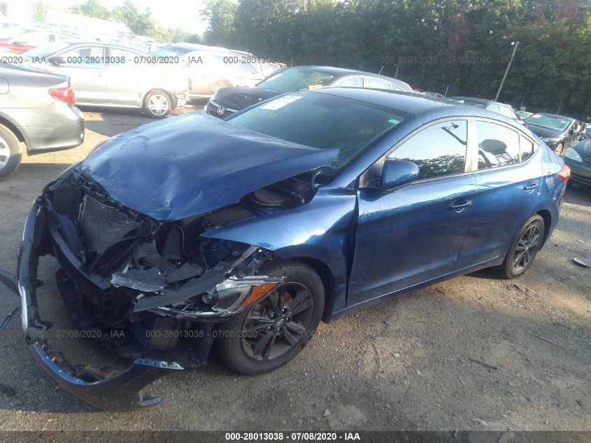 2018 HYUNDAI ELANTRA SEL 5NPD84LF3JH230461