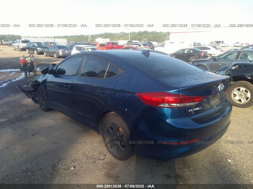 2018 HYUNDAI ELANTRA SEL 5NPD84LF3JH230461