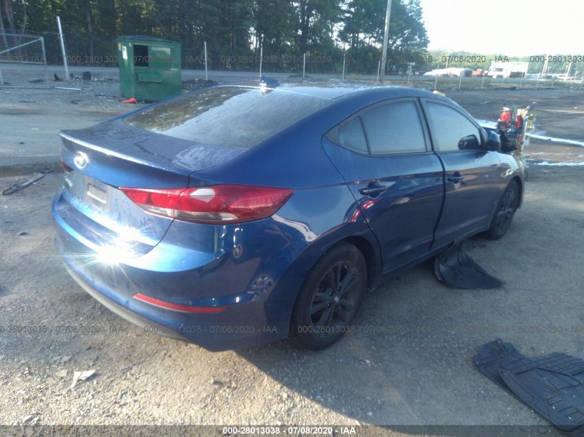 2018 HYUNDAI ELANTRA SEL 5NPD84LF3JH230461