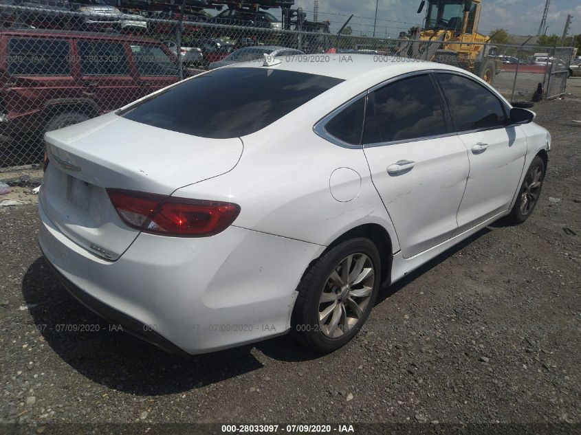 2015 CHRYSLER 200 C 1C3CCCCG7FN522459