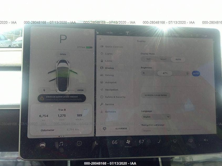 2020 TESLA MODEL 3 LONG RANGE 5YJ3E1EB8LF622060