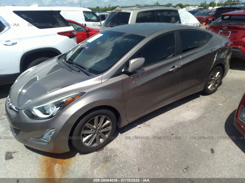 2014 HYUNDAI ELANTRA SE/SPORT/LIMITED 5NPDH4AE6EH490613
