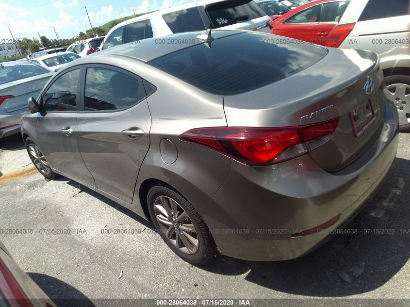 2014 HYUNDAI ELANTRA SE/SPORT/LIMITED 5NPDH4AE6EH490613