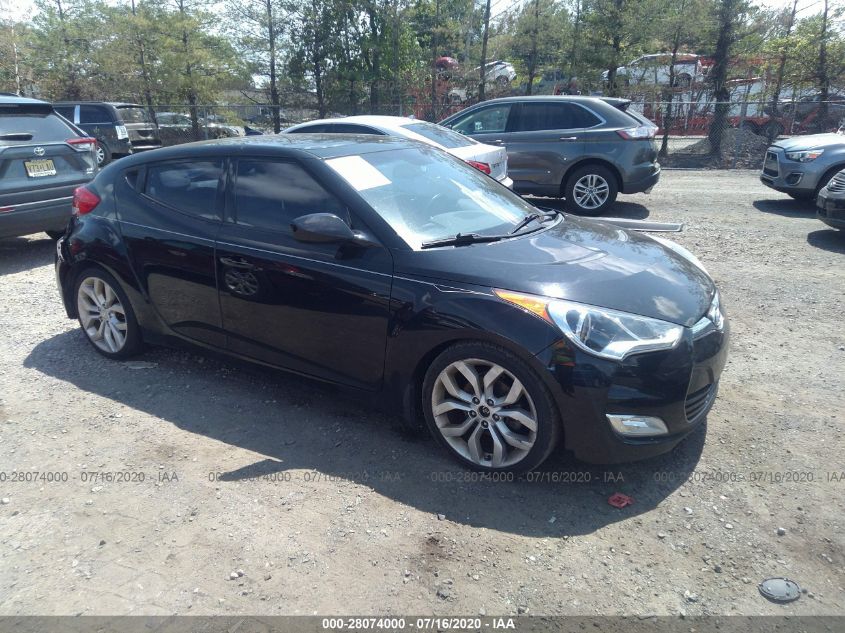 2013 HYUNDAI VELOSTER W/GRAY INT KMHTC6AD8DU094177