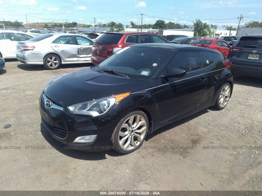 2013 HYUNDAI VELOSTER W/GRAY INT KMHTC6AD8DU094177
