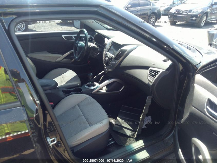 2013 HYUNDAI VELOSTER W/GRAY INT KMHTC6AD8DU094177