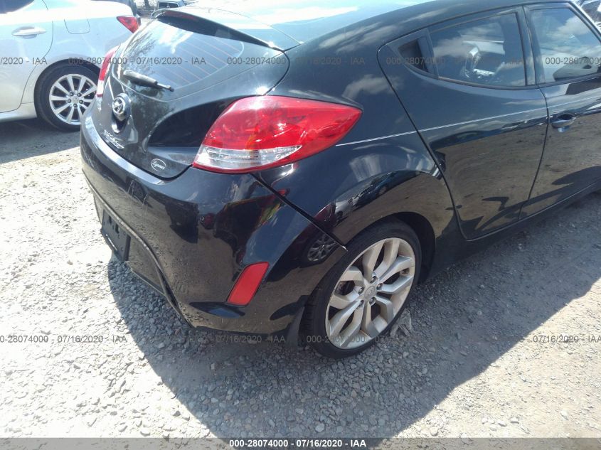2013 HYUNDAI VELOSTER W/GRAY INT KMHTC6AD8DU094177