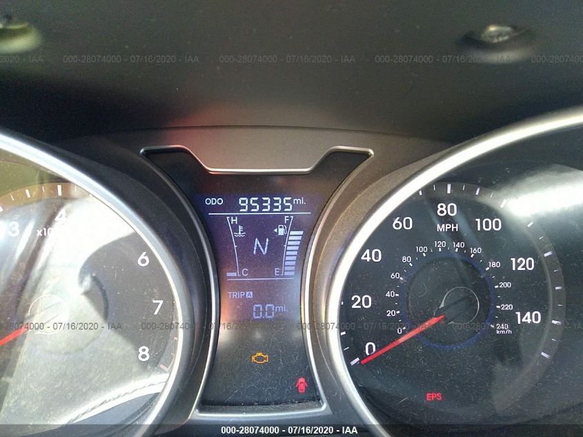 2013 HYUNDAI VELOSTER W/GRAY INT KMHTC6AD8DU094177