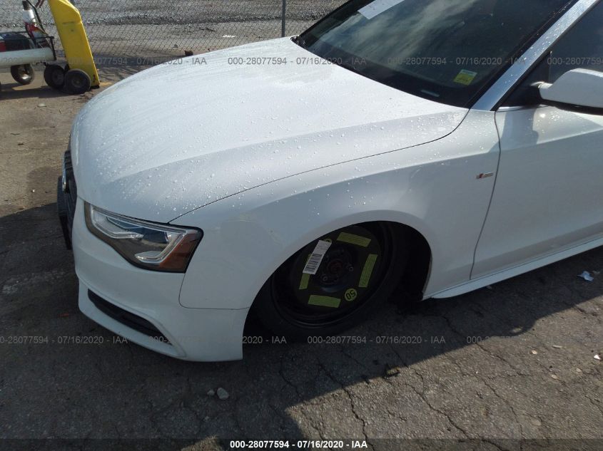 2015 AUDI A5 PREMIUM PLUS WAUMFAFH4FN002636