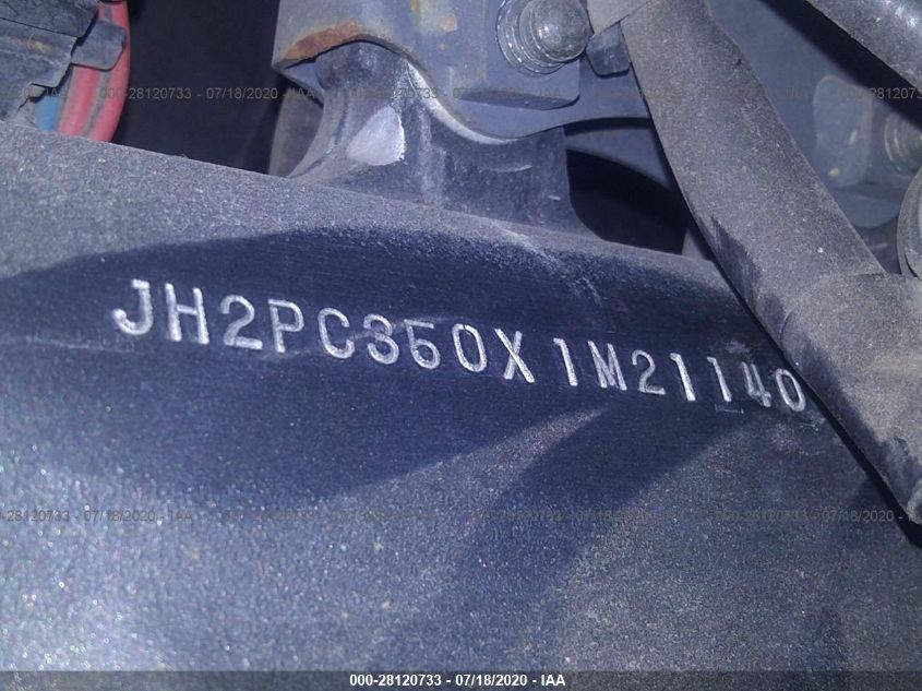 2001 HONDA CBR600 F4 JH2PC350X1M211403