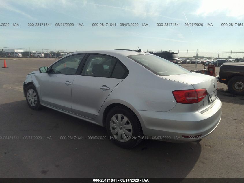 2015 VOLKSWAGEN JETTA SEDAN 2.0L S W/TECHNOLOGY 3VW1K7AJ0FM293576