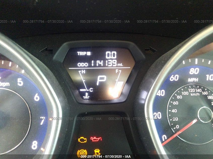 2013 HYUNDAI ELANTRA GLS 5NPDH4AE5DH450134