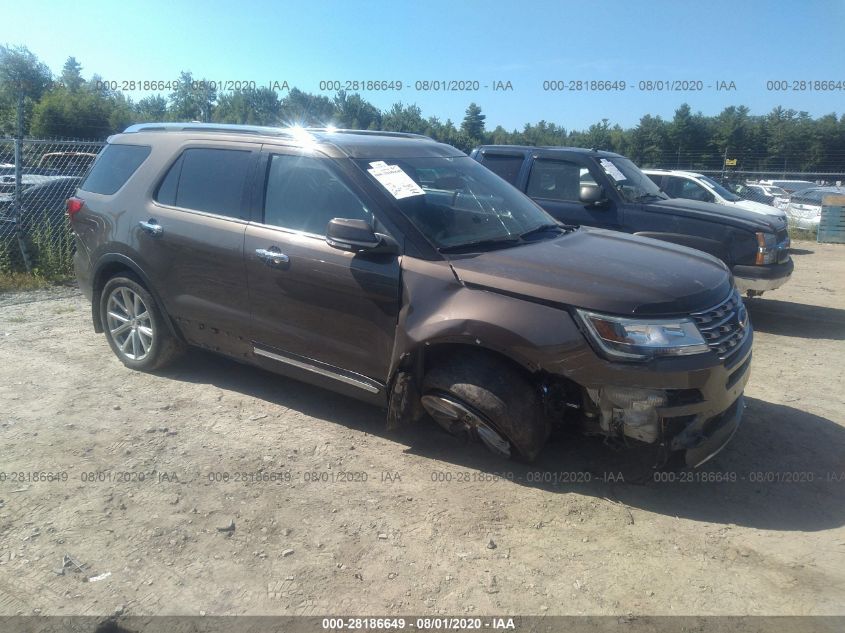 2016 FORD EXPLORER LIMITED 1FM5K8F81GGB90674