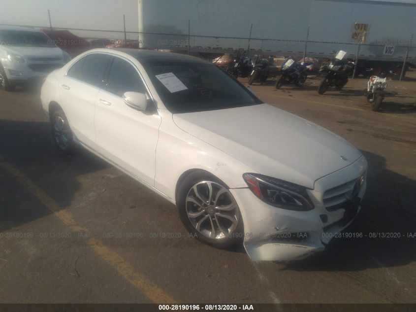 2016 MERCEDES-BENZ C-CLASS C 300 55SWF4KB3GU104183